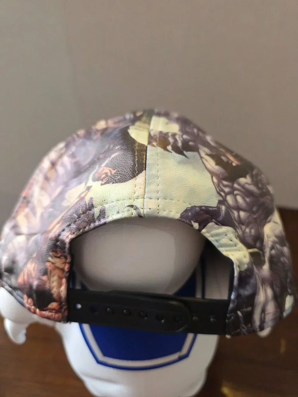 Bioworld Batman snapback hat features a sublimated comic book scene print